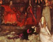 哈姆雷特戏剧场景 - 埃德温·奥斯汀·艾比